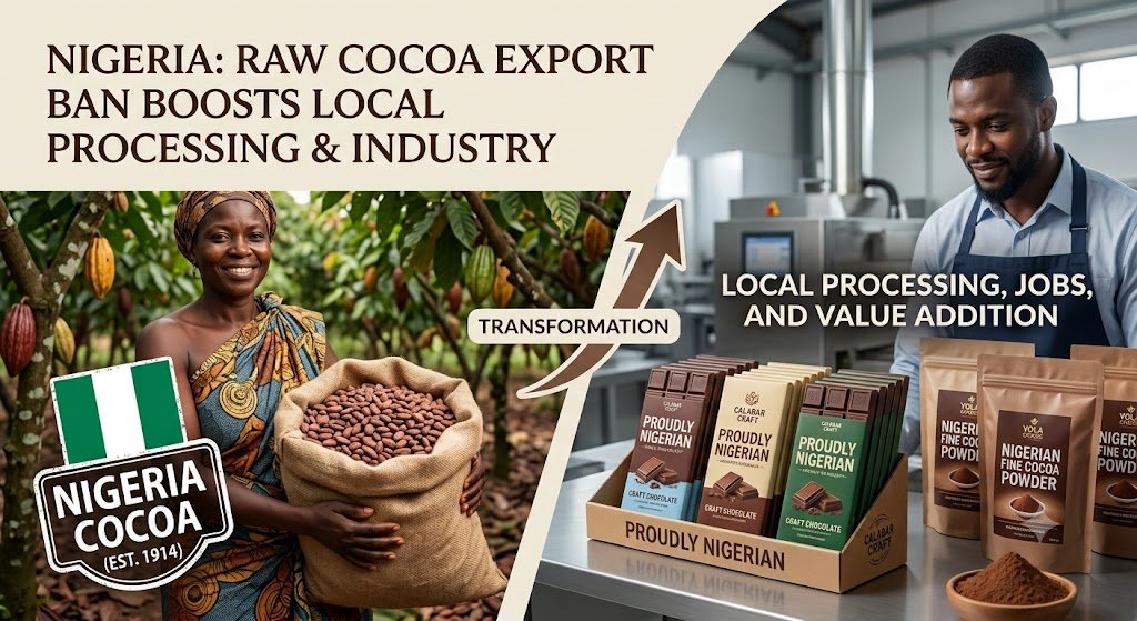 Facts: Nigeria Bans Raw Cocoa Exports to Boost Local Industry