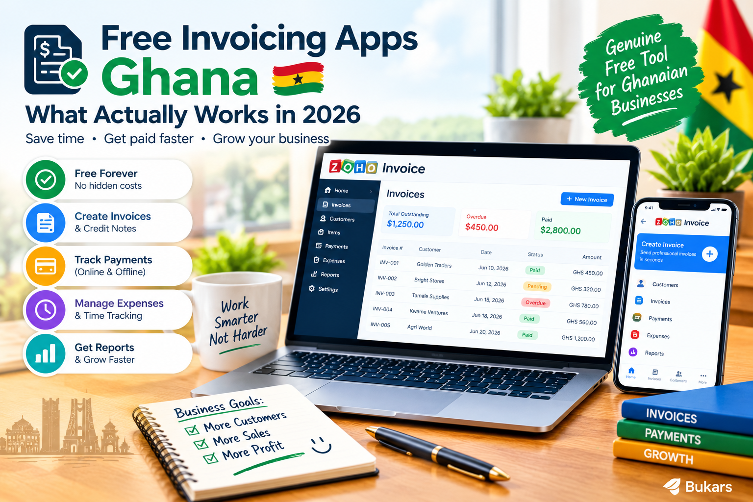 Free Invoicing Apps Ghana: What Actually Works in 2026