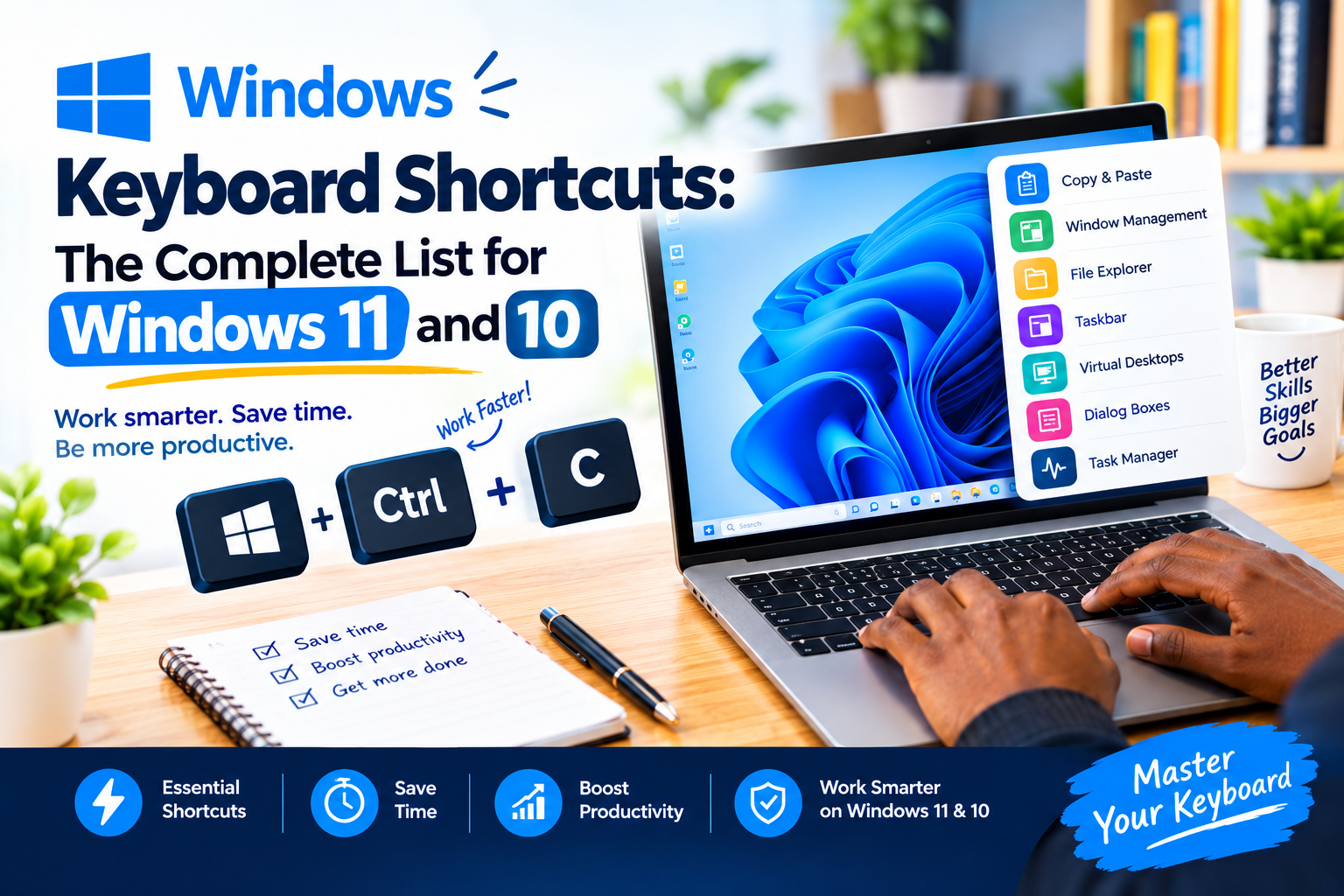 Windows Keyboard Shortcuts: The Complete List for Windows 11 and 10